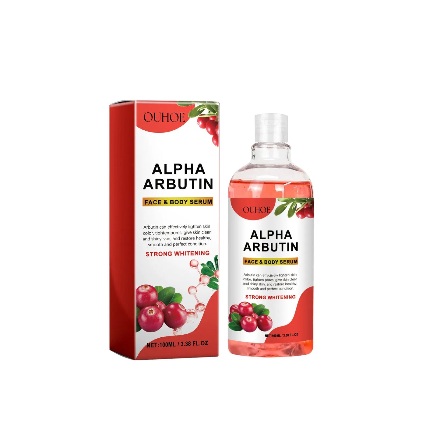 Hyaluronic Acid Vitamin C AHA Face Serum Dark Spots Corrector Shrink Pore Moisturizing Brightening Repair Lighten Body Skin Care