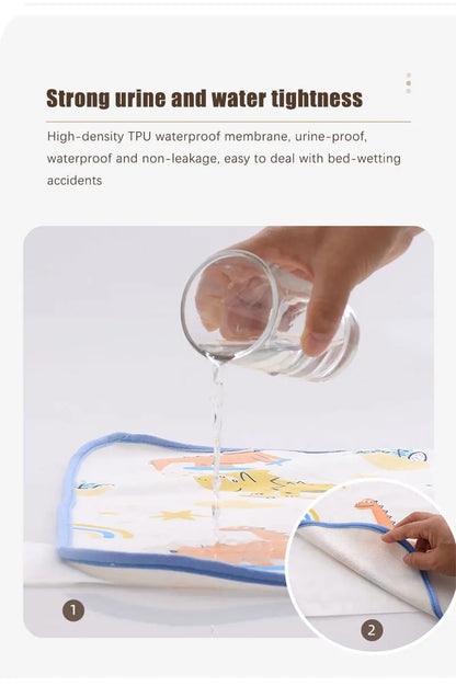 Large Size Baby Waterproof Diaper Changing Mat Reusable Diapers For Newborns Washable Mattress Pad Breathable Baby Diaper Bags