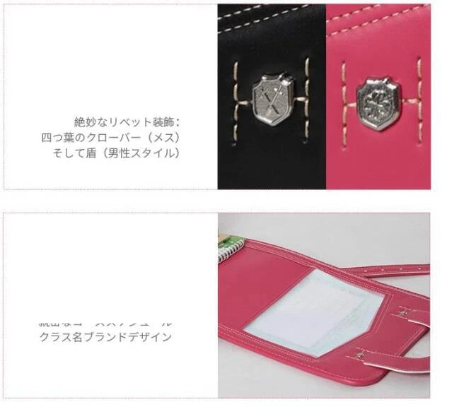 Japanese Randoseru Backpack  Elementary School Bookbags for girls Japan PU Leather Japan School Bag For Boys School Backpack Bag