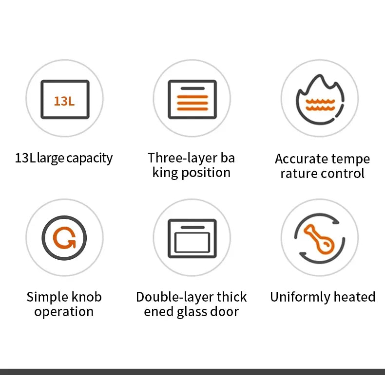 Smart air fryer oven 26L 13L Large Capacity Electric Air Fryers Visible Window Household Kitchen Deep Fryer without Oil EU 220V