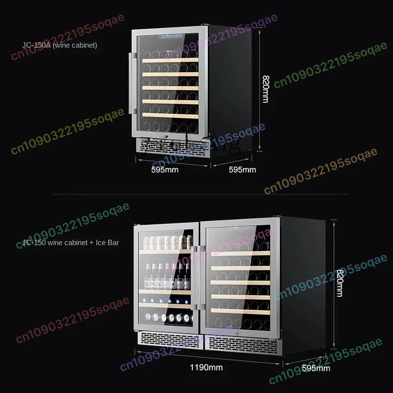 Embedded Wine Cabinet Household Small Refrigerator Constant Temperature Refrigerated Cabinet Drinks Ice Bar