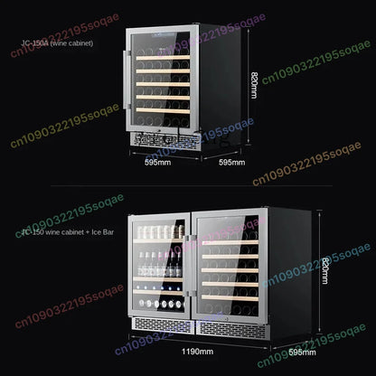 Embedded Wine Cabinet Household Small Refrigerator Constant Temperature Refrigerated Cabinet Drinks Ice Bar