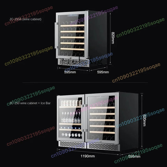 Embedded Wine Cabinet Household Small Refrigerator Constant Temperature Refrigerated Cabinet Drinks Ice Bar