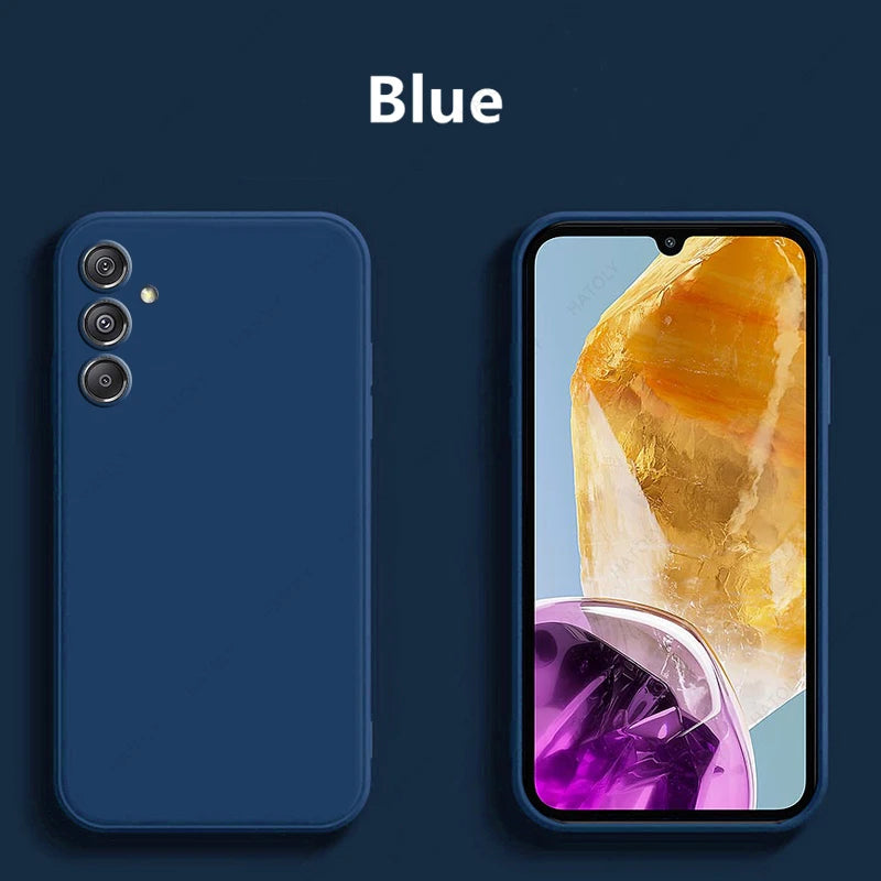 For Samsung Galaxy M15 Case for Samsung Galaxy M15 Cover Shell Soft Original Liquid Silicone Phone Case for Samsung Galaxy M15