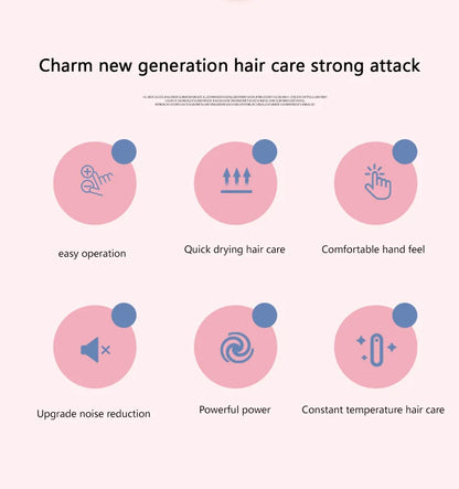 Hair Dryer Portable Comb lonic Hair Straightening Brush Hot Air Curling For Hair Roller Blow Dryer Quick Dry Hair Curler Curling