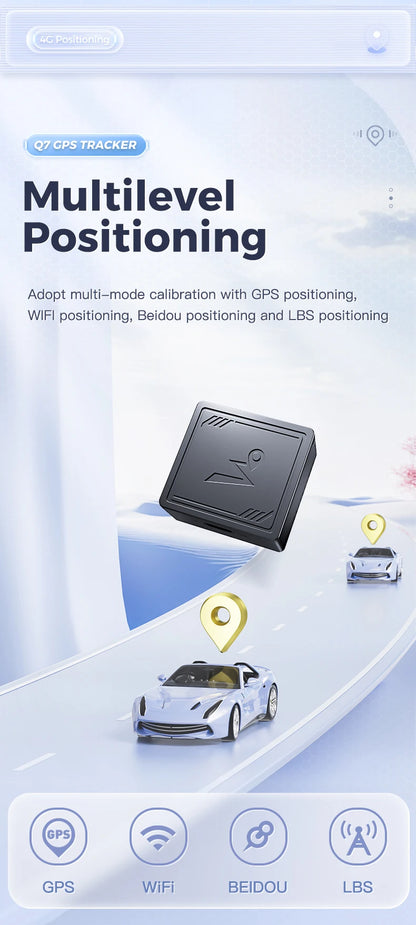 4G GPS Tracker with App Real Time Car Tracking DeviceAnti-Lost Pet Kids Bag Wallet Recording Tracking DeviceFinder Locator