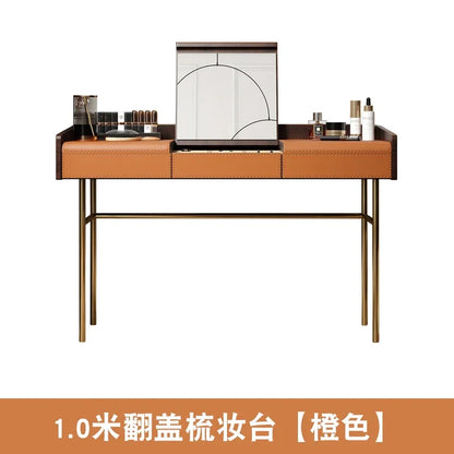 Living Room Vanity Table Nail Makeup Drawers Bedroom Storage Luxury Dressing Table European Mesa De Maquillaje Trendy Furniture