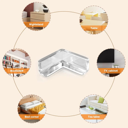 Table Corner Protectors for Baby Furniture Corner Guards Clear Children Anti Collision Edge Guards Baby Safety Table Edge Covers