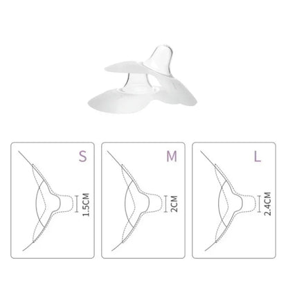 2Pcs Silicone Breastfeeding Nipple Protectors Feeding Mother Nipple Shields Protection Cover Soft Milk Feeding Nursing Shield