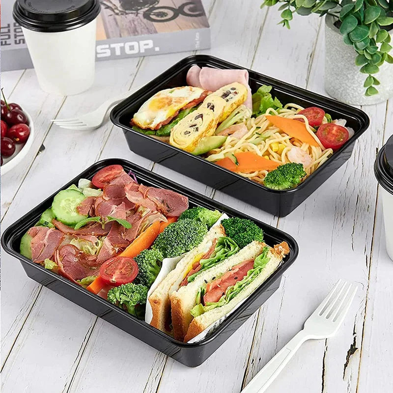50-Pack Meal Prep Containers Food Storage Lunch Box Reusable To-Go Food Containers