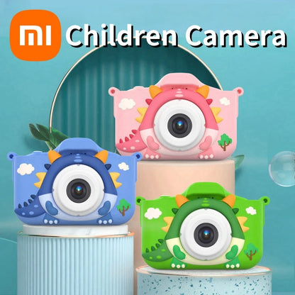 Xiaomi Children's Digital Camera Mini Camera Video Camera Small SLR Action Camera Cartoon Toy HD Dual Camera Photo Birthday Gift