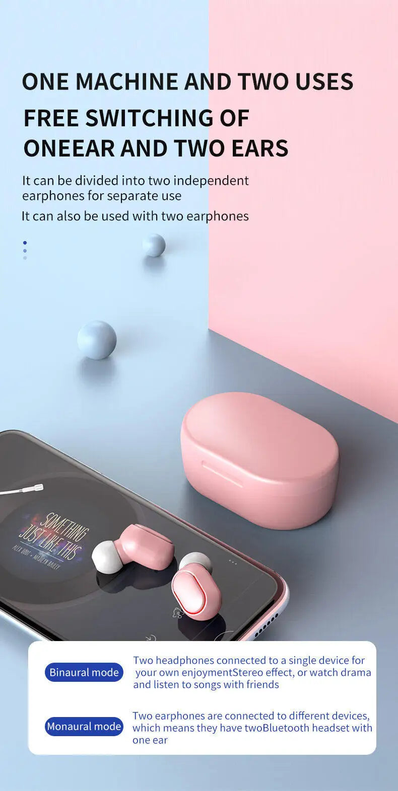 2025 New E7s TWS Bluetooth Headset Wireless Headset in Ear Stereo Noise Reduction Sports Headset with Microphone Headset