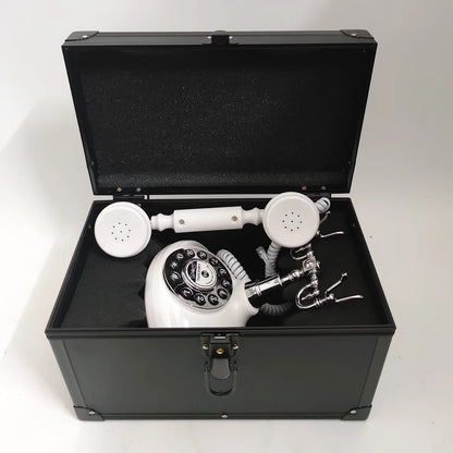 Audio Guest Book Wedding Telephone Classic Retro Craftsmanship Wedding Guestbook For Confessional Wedding Birthday Party Messag