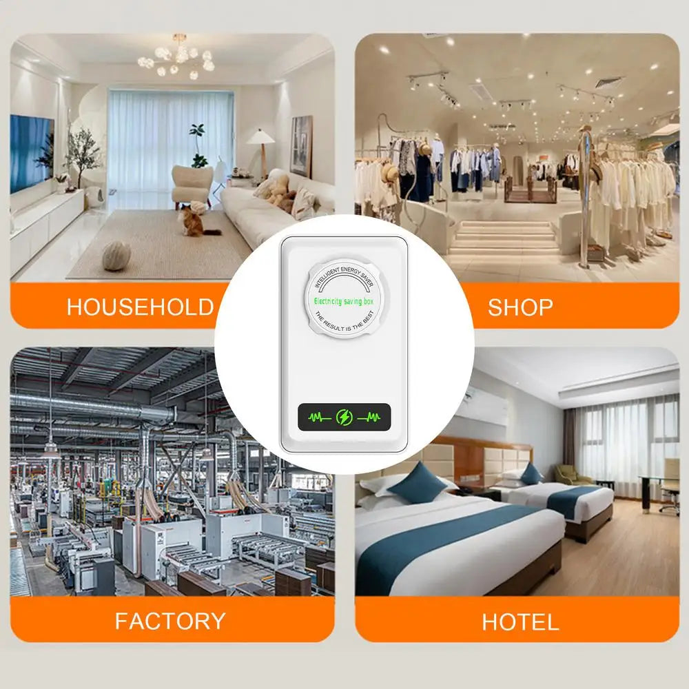 Electricity Saving Box 30KW Power Saver with Overload Protection Portable Electricity Save Device Household Supplies for Home