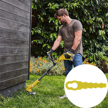 20 Pieces Lawn Mower Replacement Plastic Lawn Mower Blades Plastic Lawn Mower Blades for Many Occasions