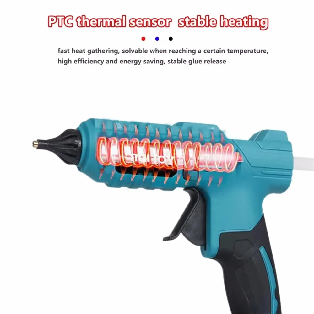 Cordless Hot Glue Gun Industrial Mini Glue Guns Thermo Electric Repair Tool For Makita 18V Lithium Battery