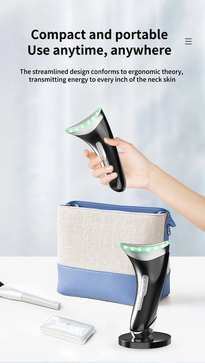 Home Face And Neck Massage Tool, Face Massager, Three Mode, Heating Mode, Skin Care, Facial Device, Portable Beauty Instrument