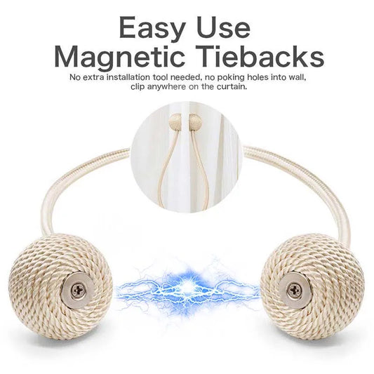 1pc Magnetic Curtain Buckle Holder Tieback Window Accessories Curtain Decorative Curtain Tiebacks