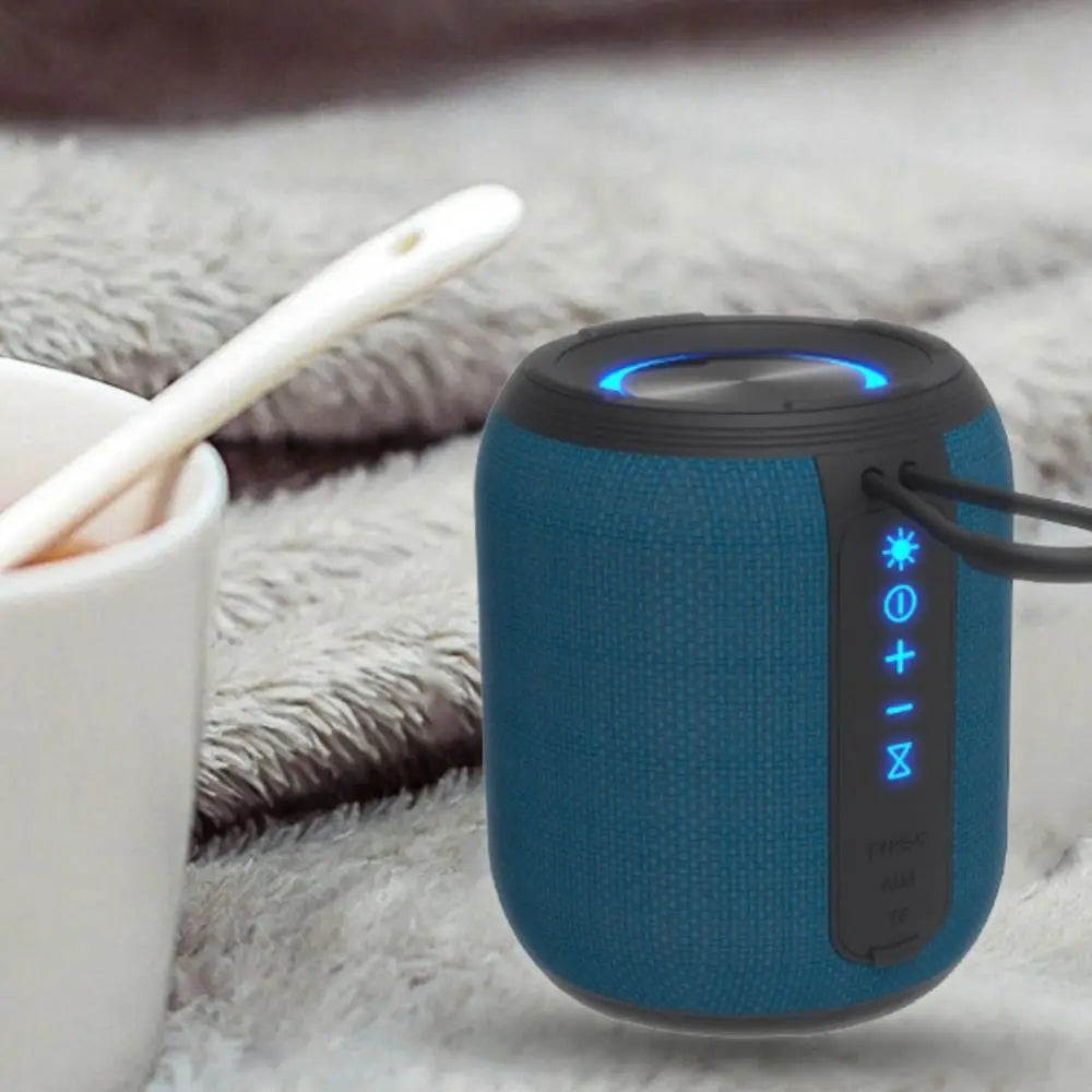 Sound Bluetooth Speaker TWS Stereo Portable Loudspeaker IPX5 Waterproof with Rope Wireless Bluetooth Speaker Music Player