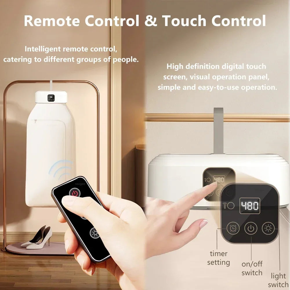 Mini Portable Dryer Foldable Electric Dryer Apartment Portable Dryer Travel RVS With Dryer Bag And Time Set Travel Style