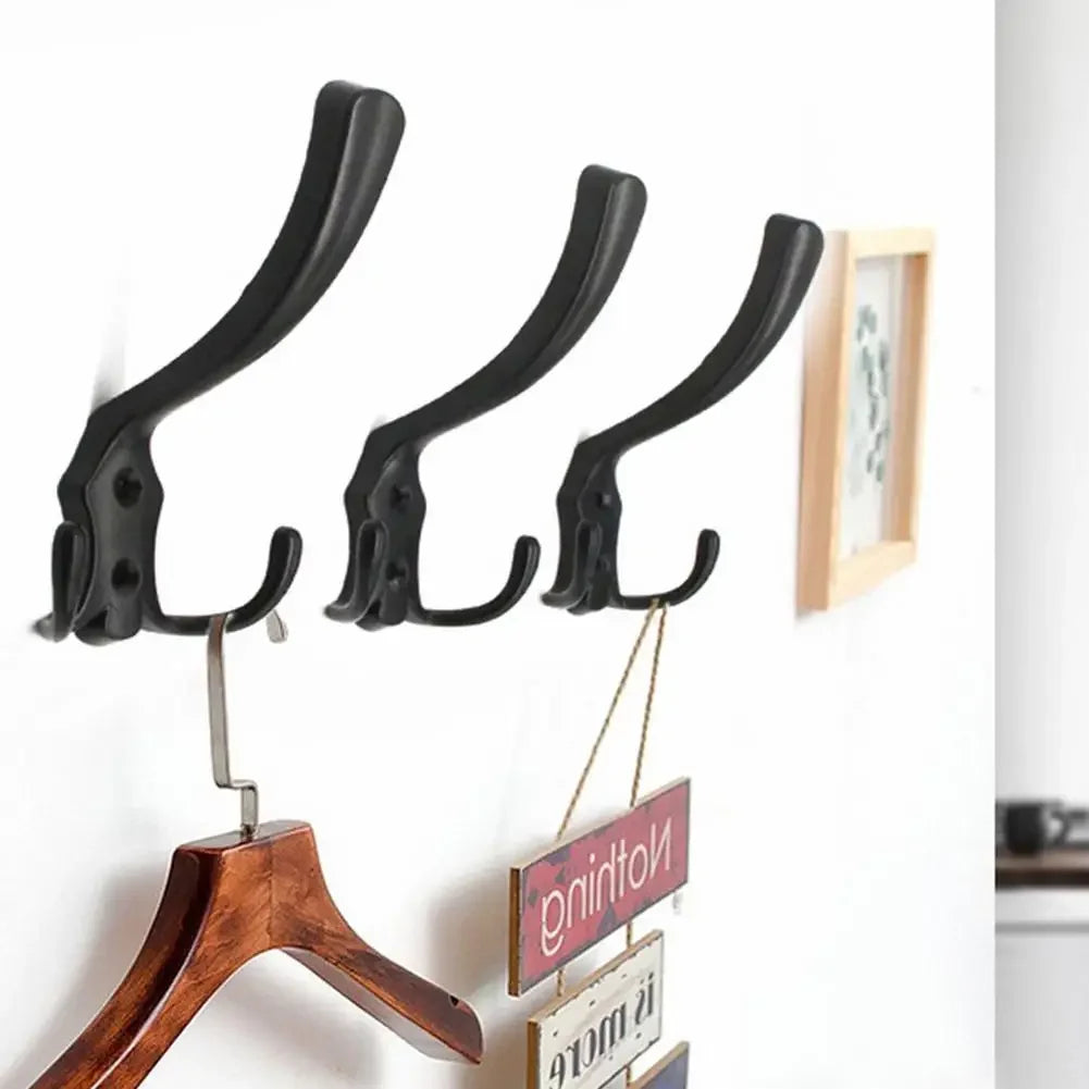Hooks Coat Hooks Wall Mounted Robe Clothes Racks Hat Triangular Hooks Hanger For Bedroom Entryway Hallway Bathroom Furniture