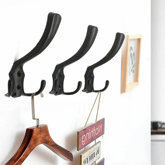 Hooks Coat Hooks Wall Mounted Robe Clothes Racks Hat Triangular Hooks Hanger For Bedroom Entryway Hallway Bathroom Furniture