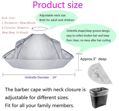 Hair Cutting Cape Haircut Cape Barber Cape Hair Catcher Hair Cape Hair Cutting Tools Umbrella Barber Salon Cape