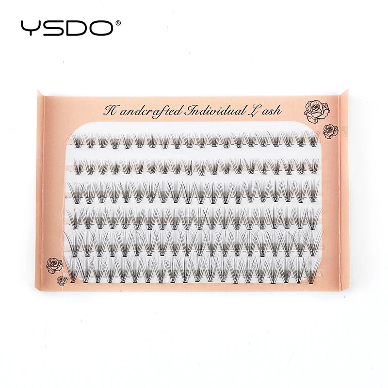 DIY Lash Extension Kit Lash Individual Lashes Clusters8-16mm With Waterproof Lash Bond And Seal Eyelash Tweezers Lash Kit