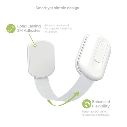 Baby Safety Lock Drawer Child Safety Cabinet Proofing 3M Adhesive Cabinet Drawer Door Latches Baby Safe Strap