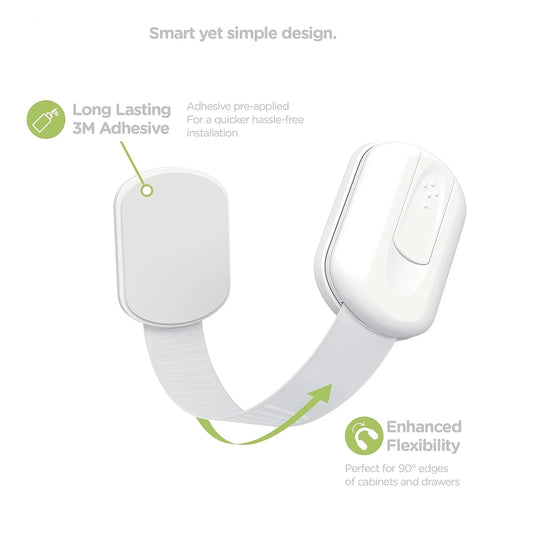 Baby Safety Lock Drawer Child Safety Cabinet Proofing 3M Adhesive Cabinet Drawer Door Latches Baby Safe Strap