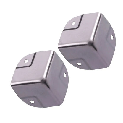 4 Pcs Stainless Steel Corner Protectors Decorative Edge Guards For Furniture Box Wrap Table Guard Hardware Brackets