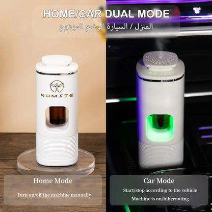 NAMSTE Car Aroma Diffuser Smart  Car Fragrance Spray Cars Odor Eliminator Air Fresheners car Aromatherapy Diffuser Essential Oil