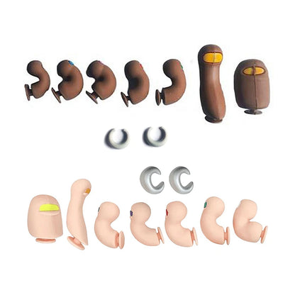 Fingers For Crocs Shoe Decoration Accessories 3d Toe Charms For Crocs Funny Simulation Foot Thumb Shoe Charms Decoration