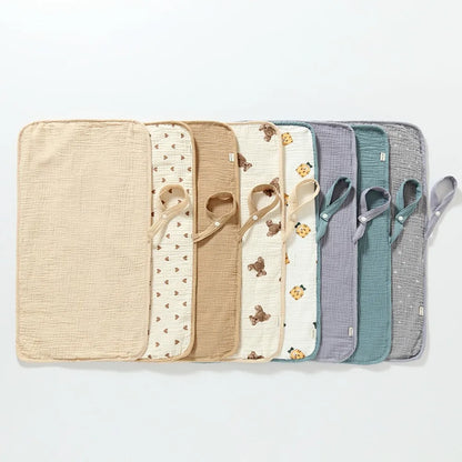 Soft Baby Diaper Changing Pad Strong Absorbent Breathable Infant Diaper Mat Hypoallergenic Diapering Sheet Baby Bed Pad Nursery