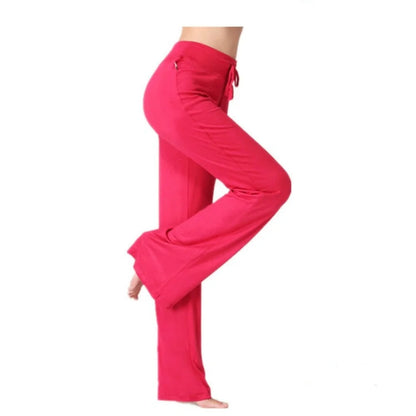 2025 New Elegant Women's Pants Palazzo Flared Wide Killer High Waist OL Ladies Career Long Trousers