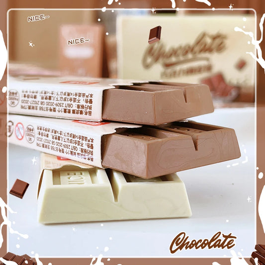 school teacher gift back to school supplies Aesthetic cute stationery Kawaii object funny erasers Chocolate rubber cute things