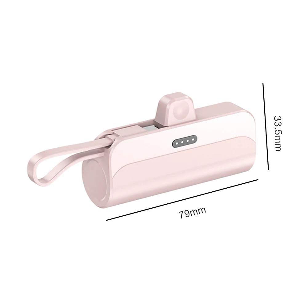 Mini Power Bank 5000mAh Portable Mobile Phone Charger External Battery Power Bank Plug Play For iPhone Samsung Xiaomi Power Bank