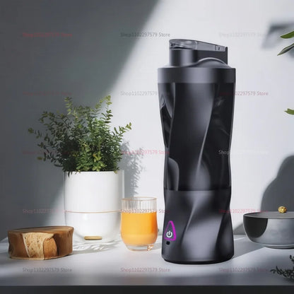 Portable Juicer Blender USB Rechargeable 700ML Large Capacity Outdoor Fruit Smoothie Maker Dual-Use Mixer for Fitness and Travel