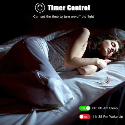 Bluetooth Smart LED Bulb Tuya Light Bulbs AC 85-265V Dimmable Spotlight Bulb 15W E27 RGB+CW+WW LED Color Change Lamp For Home