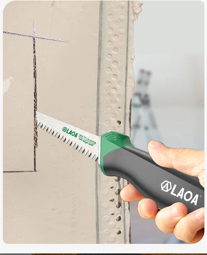 LAOA handheld manual saw Wall panel saw household woodworking saw   express park forest garden art saw gypsum board saw