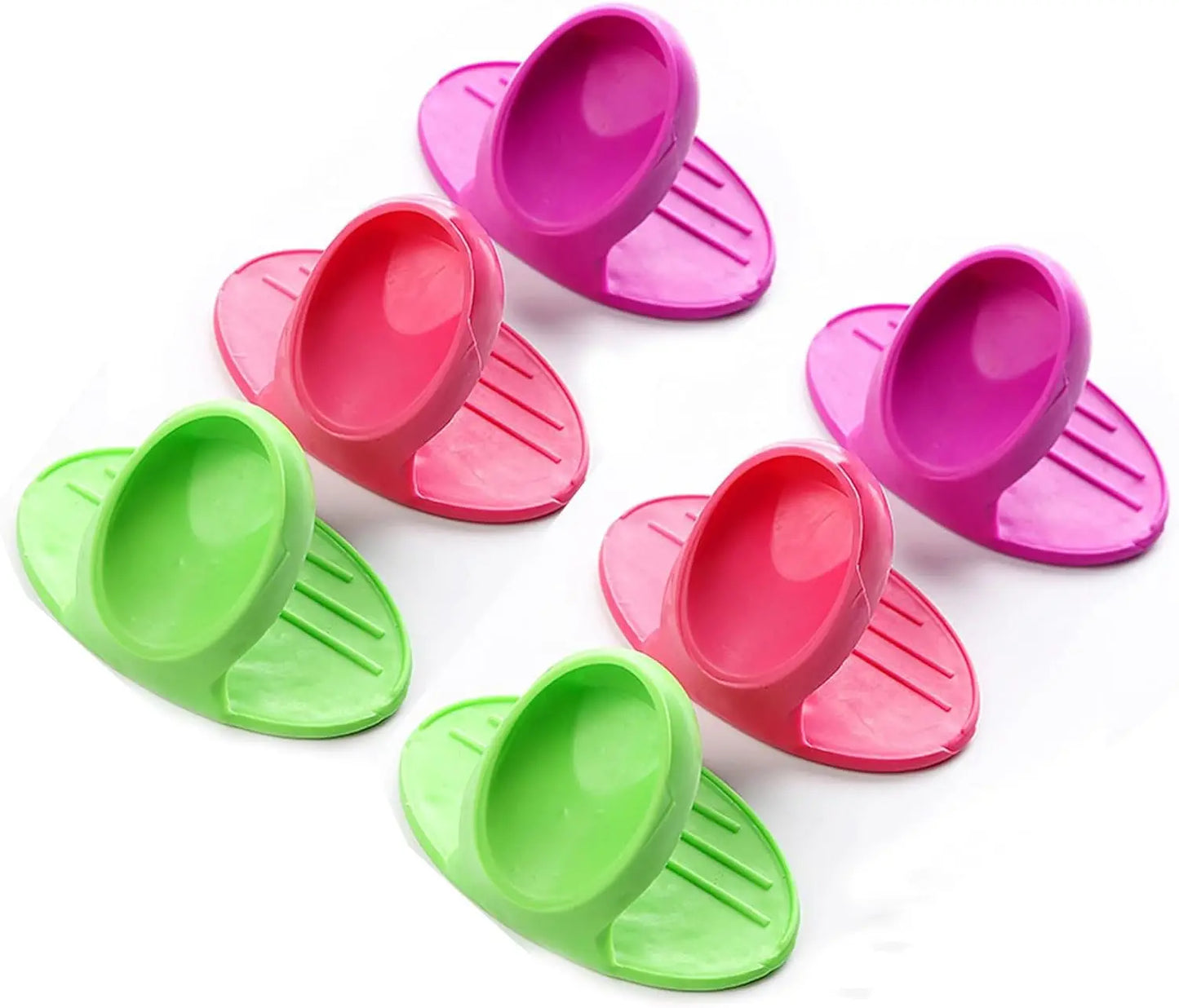 2Pcs Silicone Pot Holders, Heat Resistant Pot Holders, Mini Oven Mitts Rubber Oven Glove, Cooking Pinch Grips for Kitchen