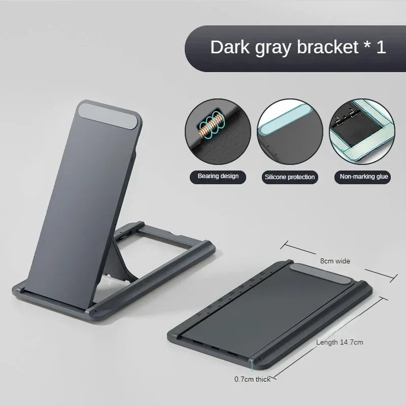 Universal Tablet Stand Foldable Storage Portable Sticky Creative Tablet Bracket for Ipad Desktop E-Reader Bracket Tablet Holder