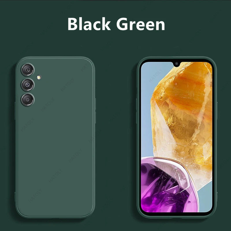 For Samsung Galaxy M15 Case for Samsung Galaxy M15 Cover Shell Soft Original Liquid Silicone Phone Case for Samsung Galaxy M15