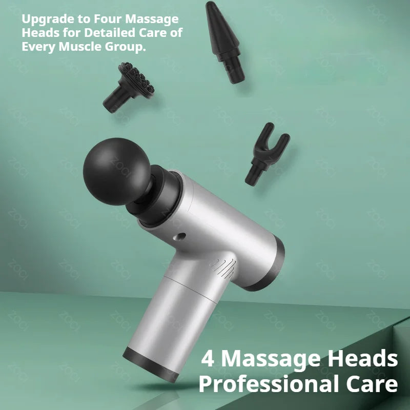 Portable Mini Fascia Gun Handheld Massage Gun Vibration Muscle Massager Deep Tissue Massager for Body Back Neck Leg Foot