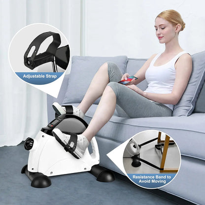 1PC Undertable Bicycle Pedal Exercise Machine Portable Home Fitness Bicycle Pedal Exercise Machine Foot Pedal Portable Bicycle