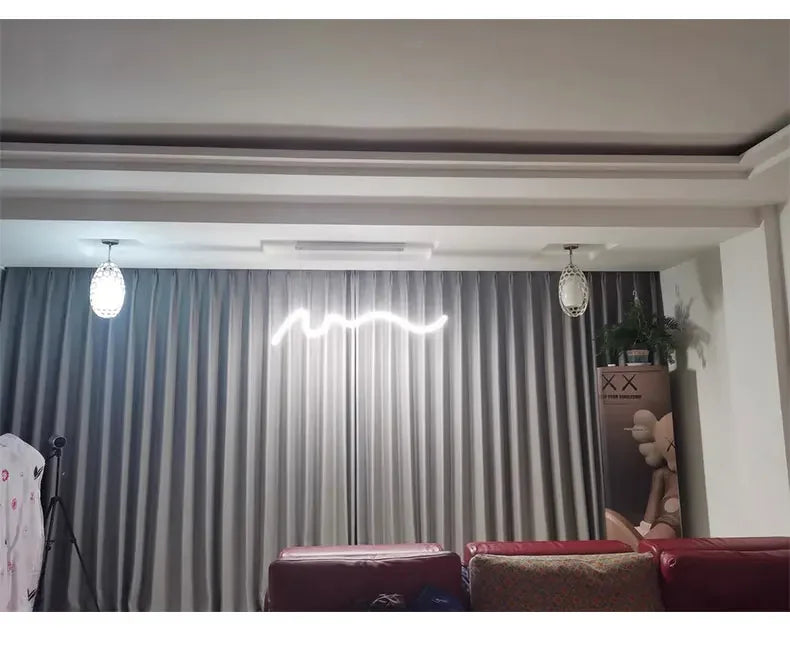 Dining Room Lamp Chandelier Light Luxury Lamps Modern Minimalist Dining Room Dining Table Bar Nordic Minimalist Strip 2025 New