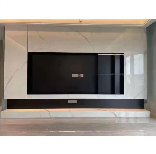 Fashion Living Room Furniture Wooden Wall Simple Design Tv Cabinet Modern Tv Cabinet Long Tv Cabinet