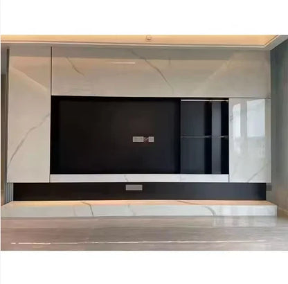 Fashion Living Room Furniture Wooden Wall Simple Design Tv Cabinet Modern Tv Cabinet Long Tv Cabinet