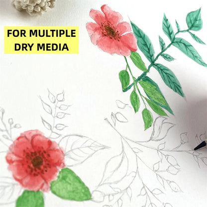 A4 30 Pages Paper Watercolor Book Hand-painted painting Book Fine Lines Water-Solube Color Art Supplies