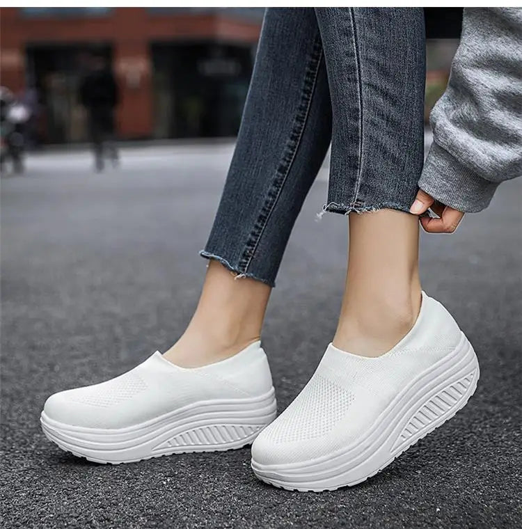 2024 Sneakers Shoes Women Footwear Platform Sneakers Trainers Shoes Ladies Loafers Chunky Sneakers Slip On Mujer Shoes Woman